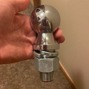Chrome Trailer Hitch Ball